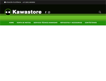 Tablet Screenshot of kawastore.com